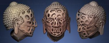 3D model buudha in mask (STL)